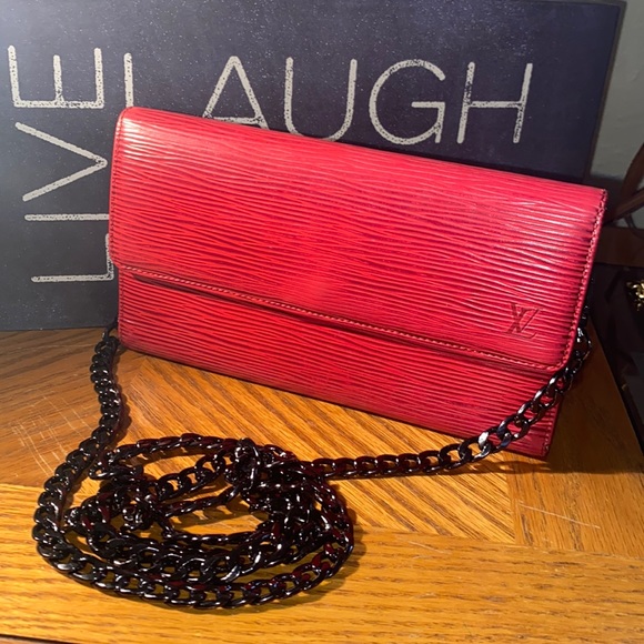 Louis Vuitton Other - COPY - 🌹Authentic Louis Vuitton Epi Long Wallet With Chain